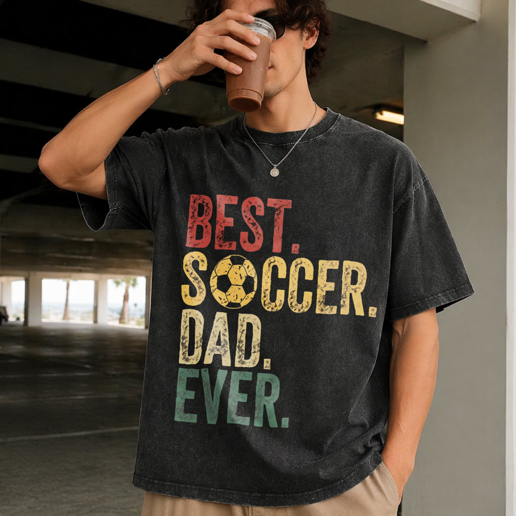Soccer Dad Vintage Washed T-Shirt product image 2