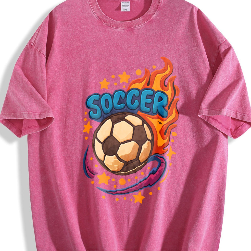 Global Soccer Fan Vintage Washed T-Shirt product image 7