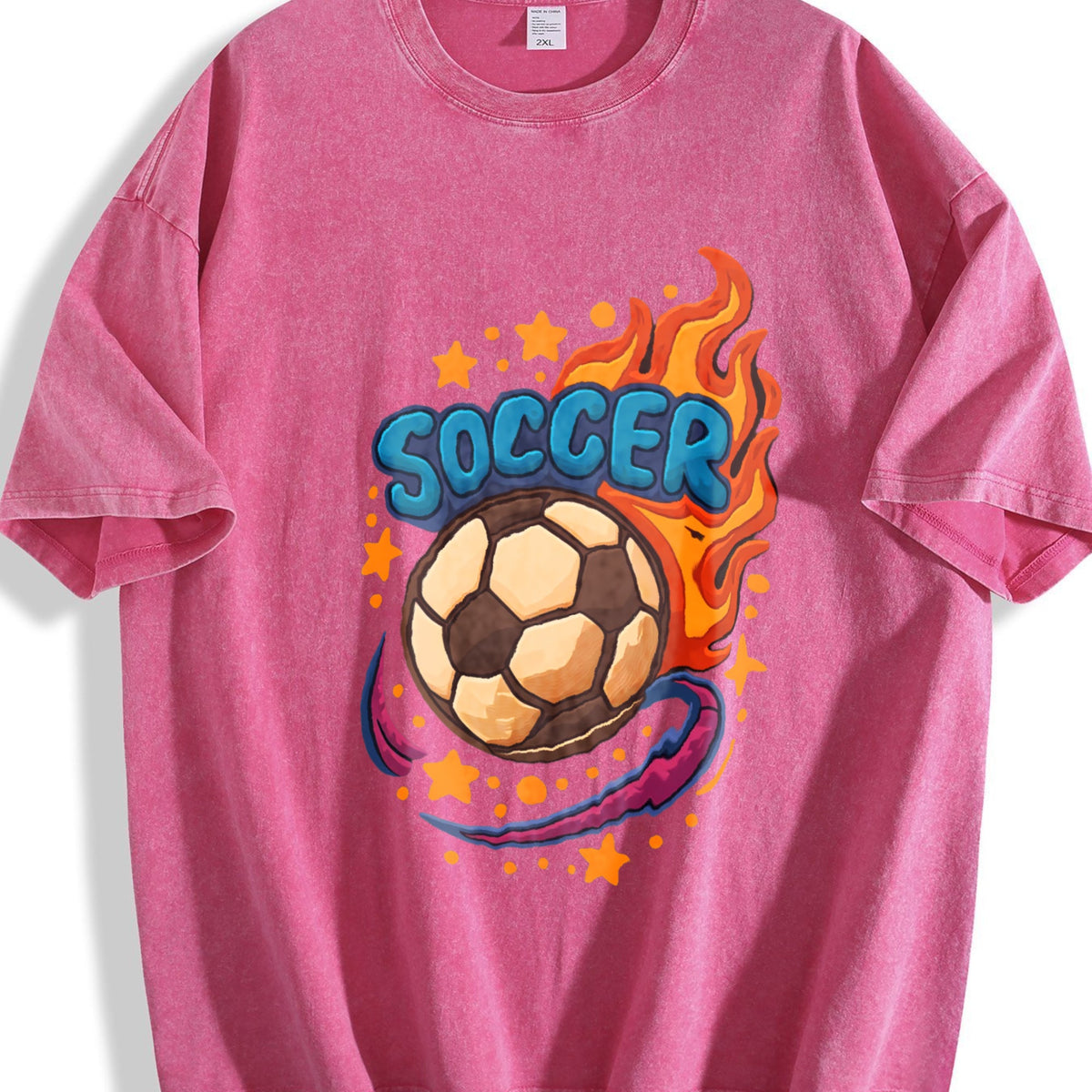 Global Soccer Fan Vintage Washed T-Shirt product image 7