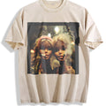 Funny Messy Doll Duo Vintage Washed T-Shirt product image 1