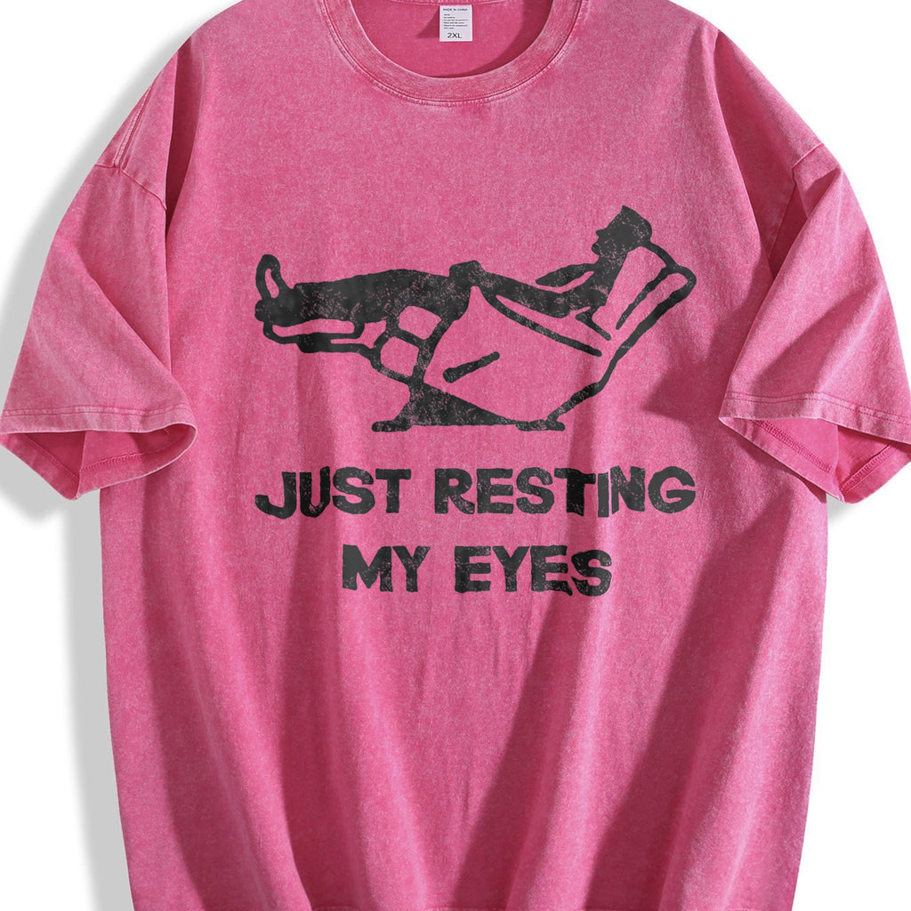Just Resting My Eyes Funny Sarcastic Cool Vintage Washed product image 7