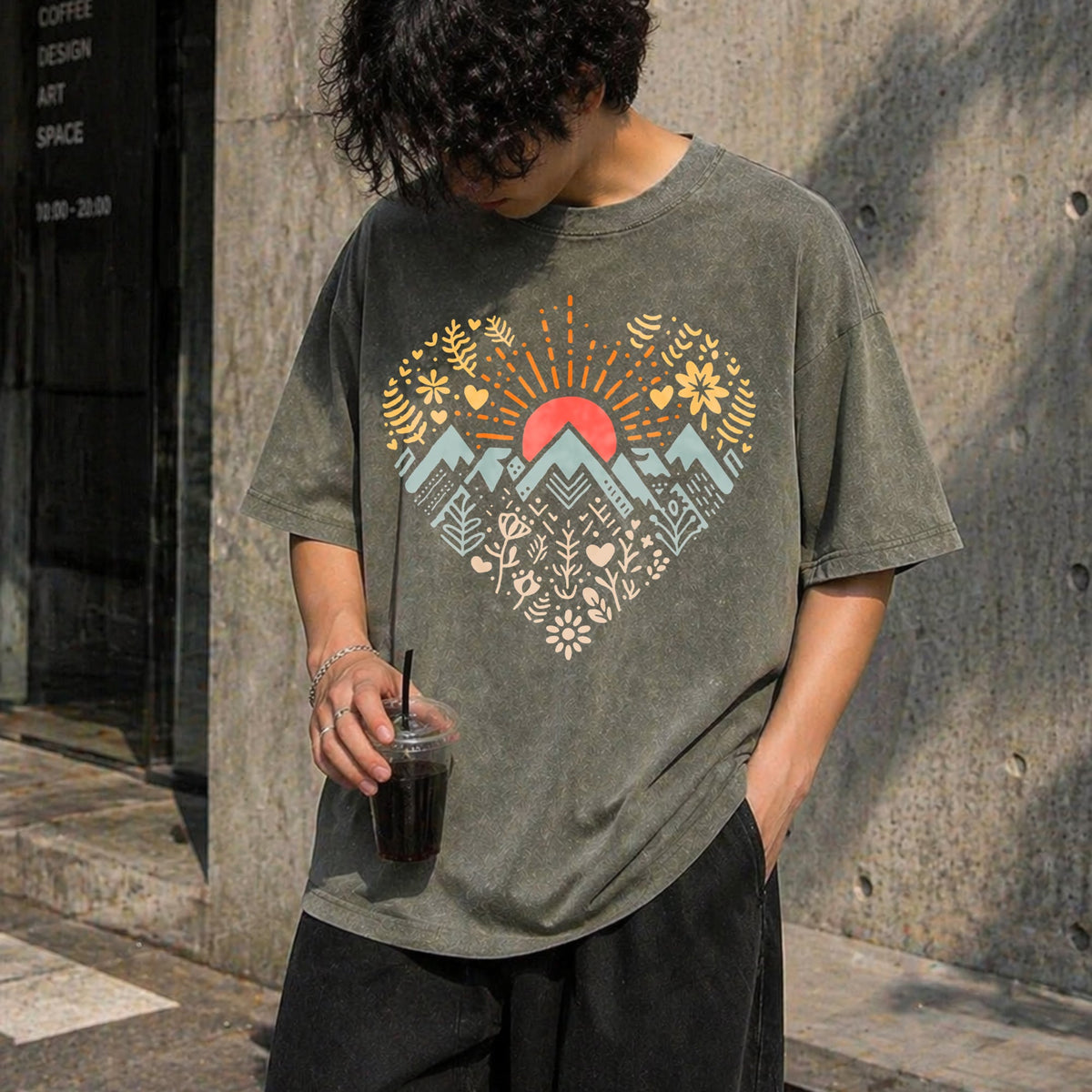 Mountain Heart Vintage Washed T-Shirt product image 4