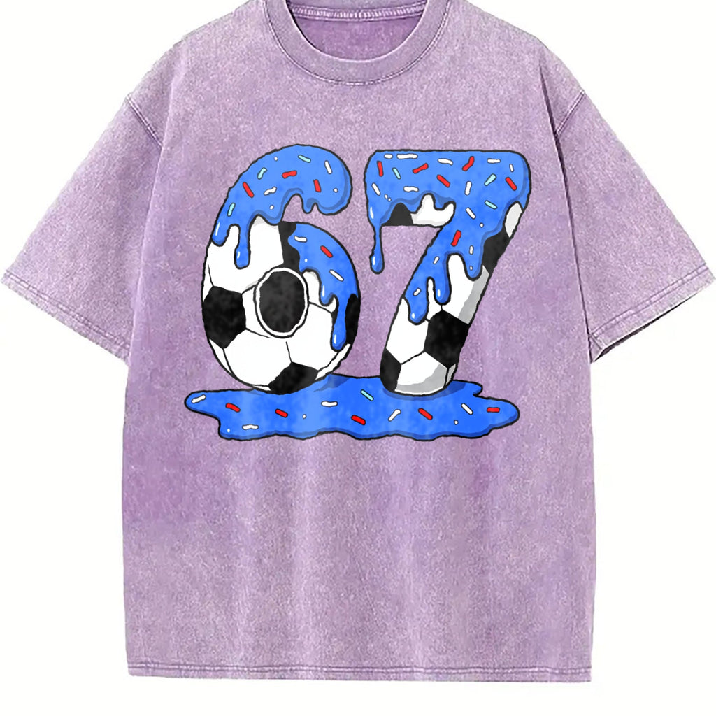 Global Soccer Fan Vintage Washed T-Shirt product image 6