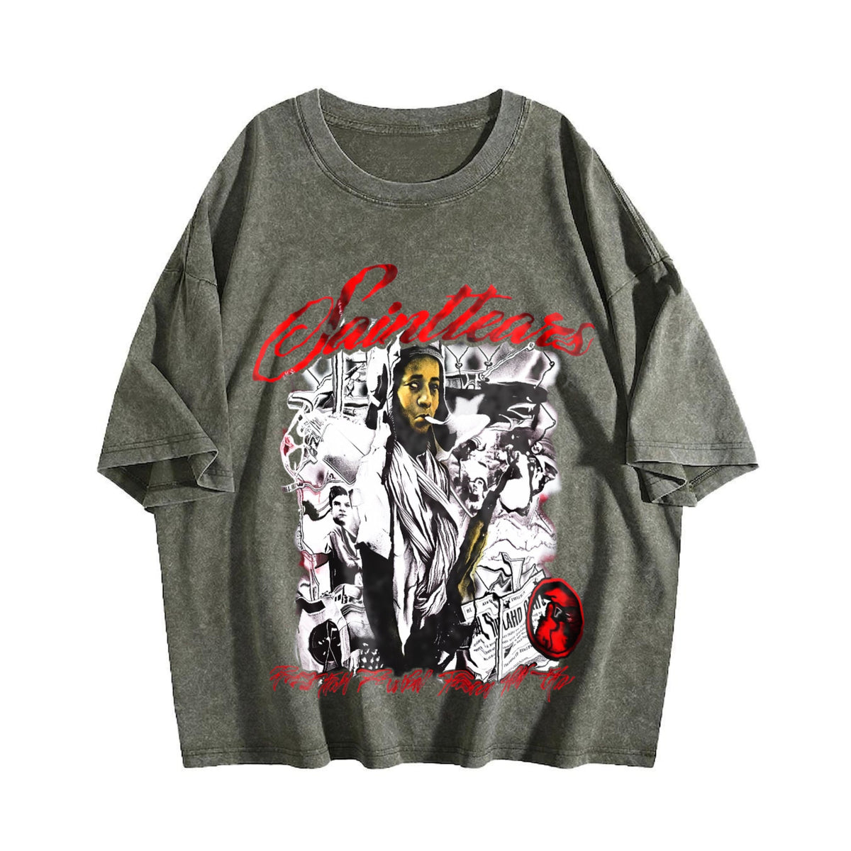 Sainttears The World Is Yours Vintage Washed T-Shirt product image 4