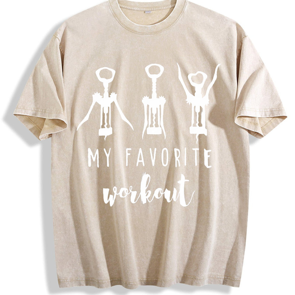 Funny Wine Vintage Washed T-Shirt product image 1