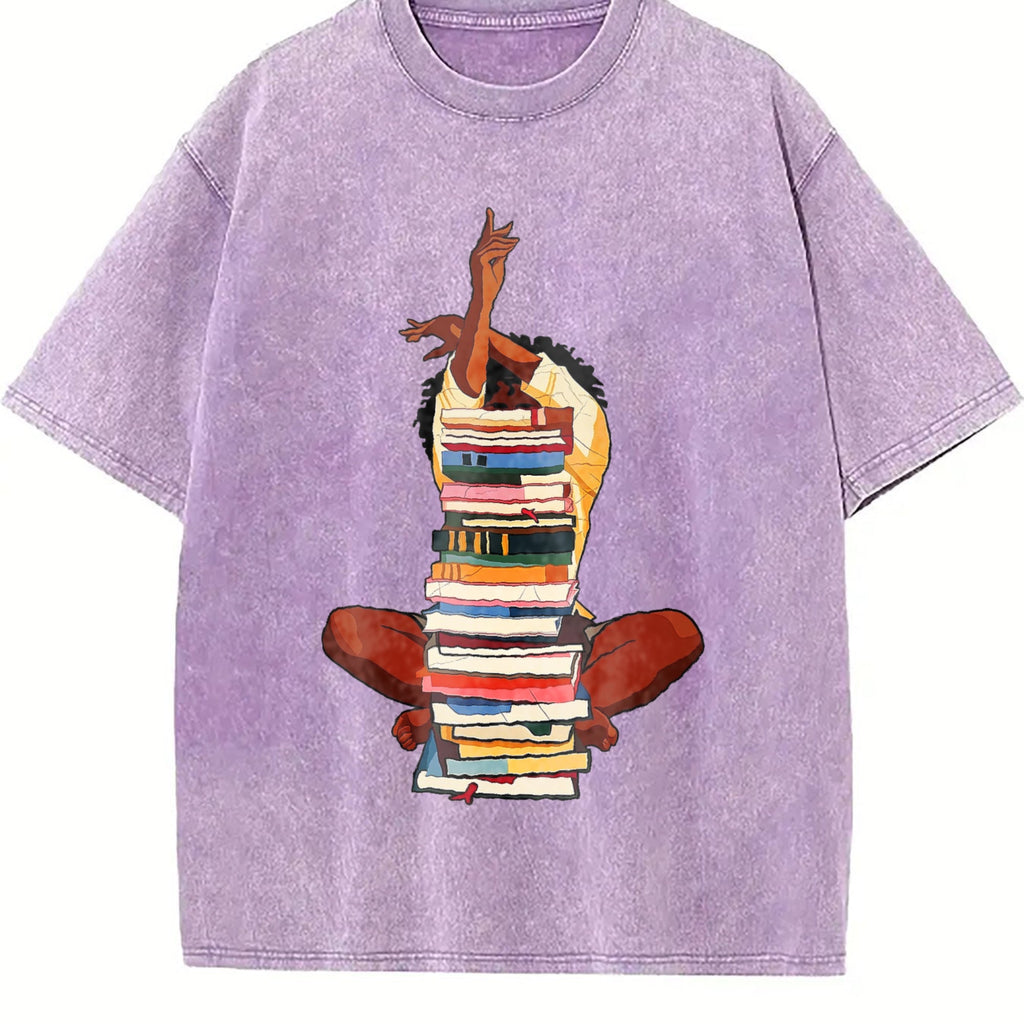 100 Black Woman And Books Stack Afro Girl Book Lover product image 6