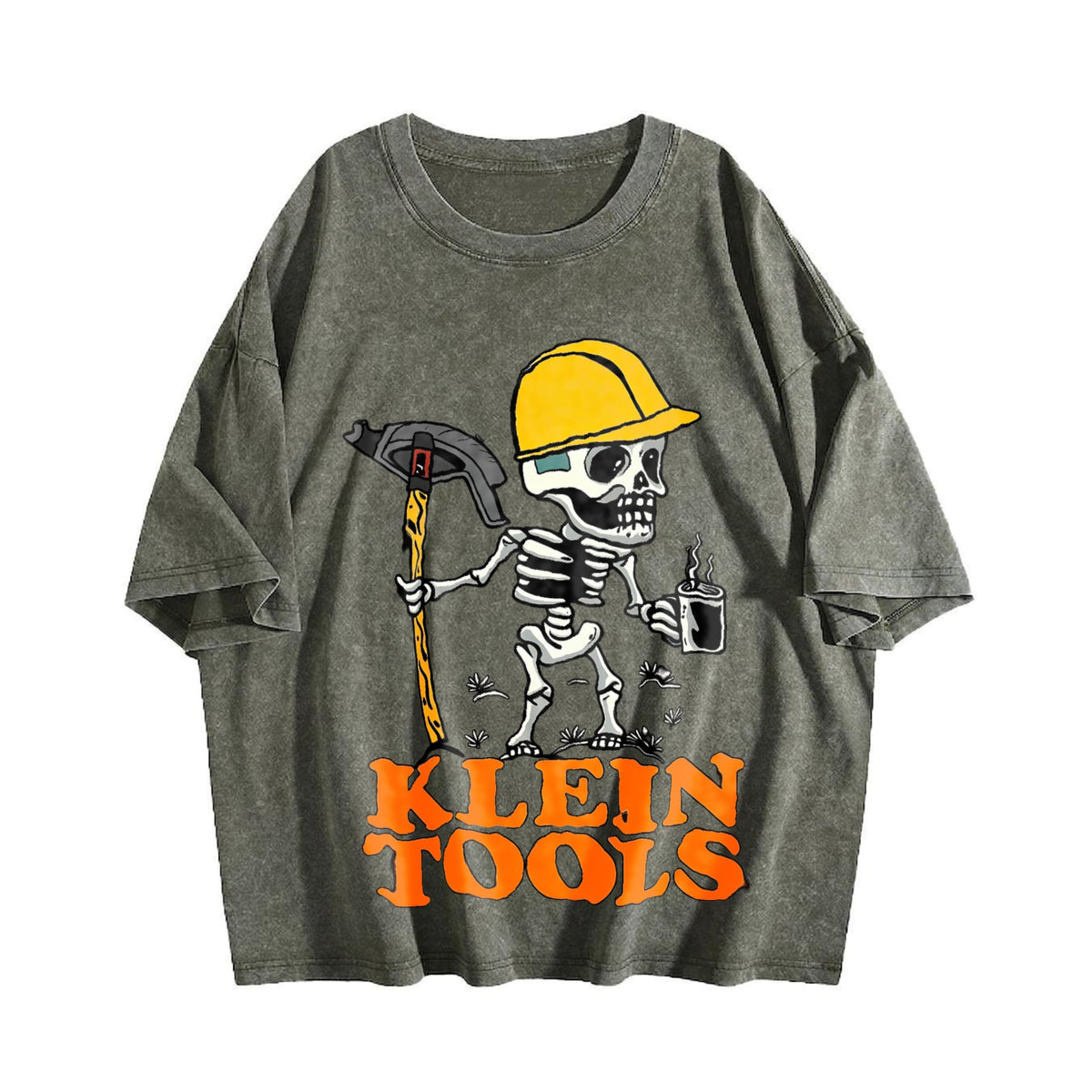Klein Tools Skeleton Worker Vintage Washed T-Shirt product image 4