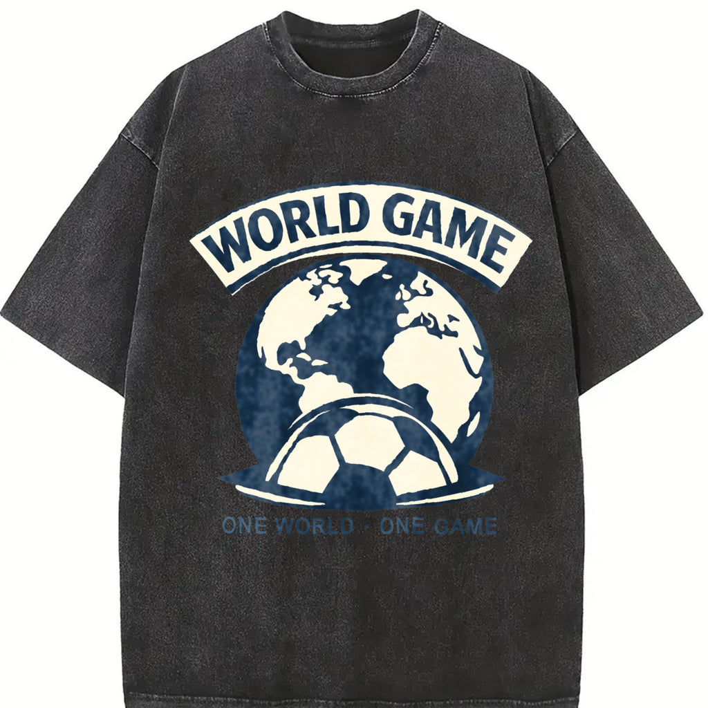 Global Soccer Fan Vintage Washed T-Shirt product image 2