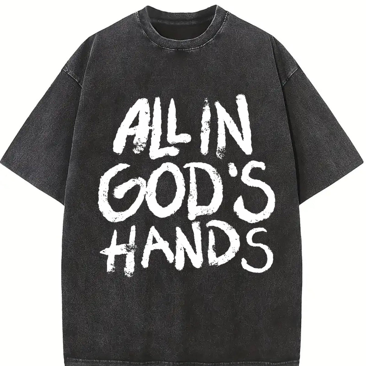 All In God's Hands Faith Vintage Washed T-Shirt product image 2