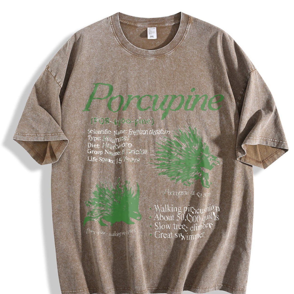 Porcupine 90s Vintage Washed T-Shirt product image 3