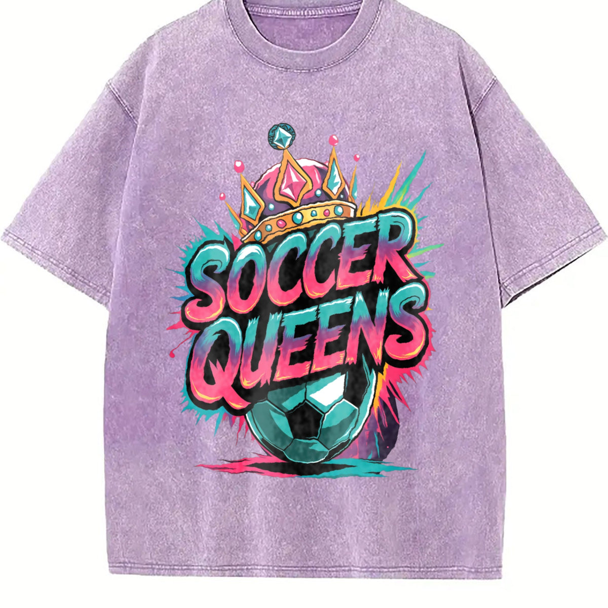Global Soccer Fan Vintage Washed T-Shirt product image 6