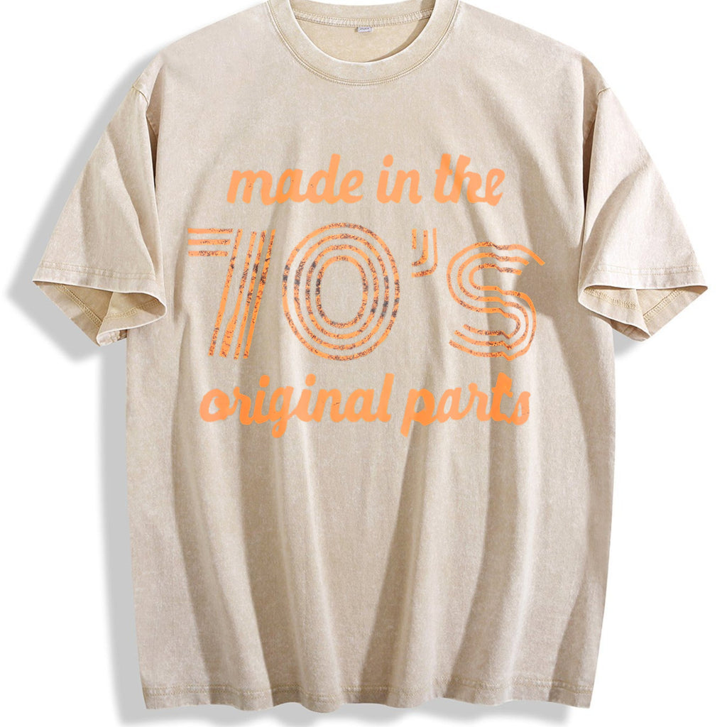 Made In The 70s Original Parts Funny Age Birthday Vintage product image 1