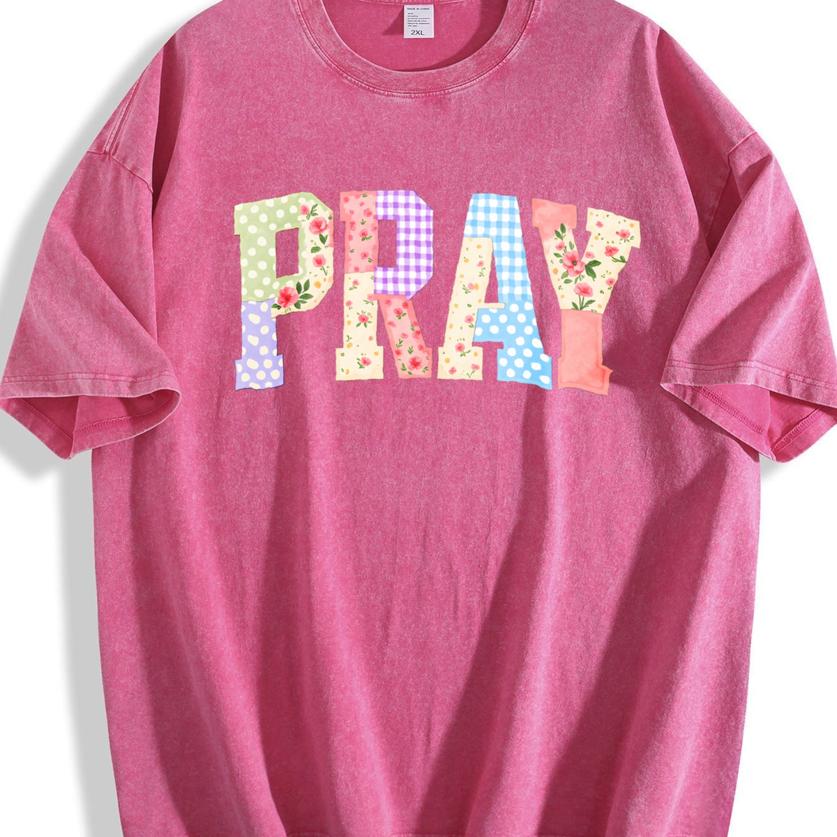 Pray Christian Vintage Washed T-Shirt product image 7