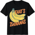 White - Fun Banana Decor Text Cotton T-Shirt product image 1