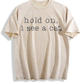 Hold On I See A Cat Vintage Washed T-Shirt product image 1