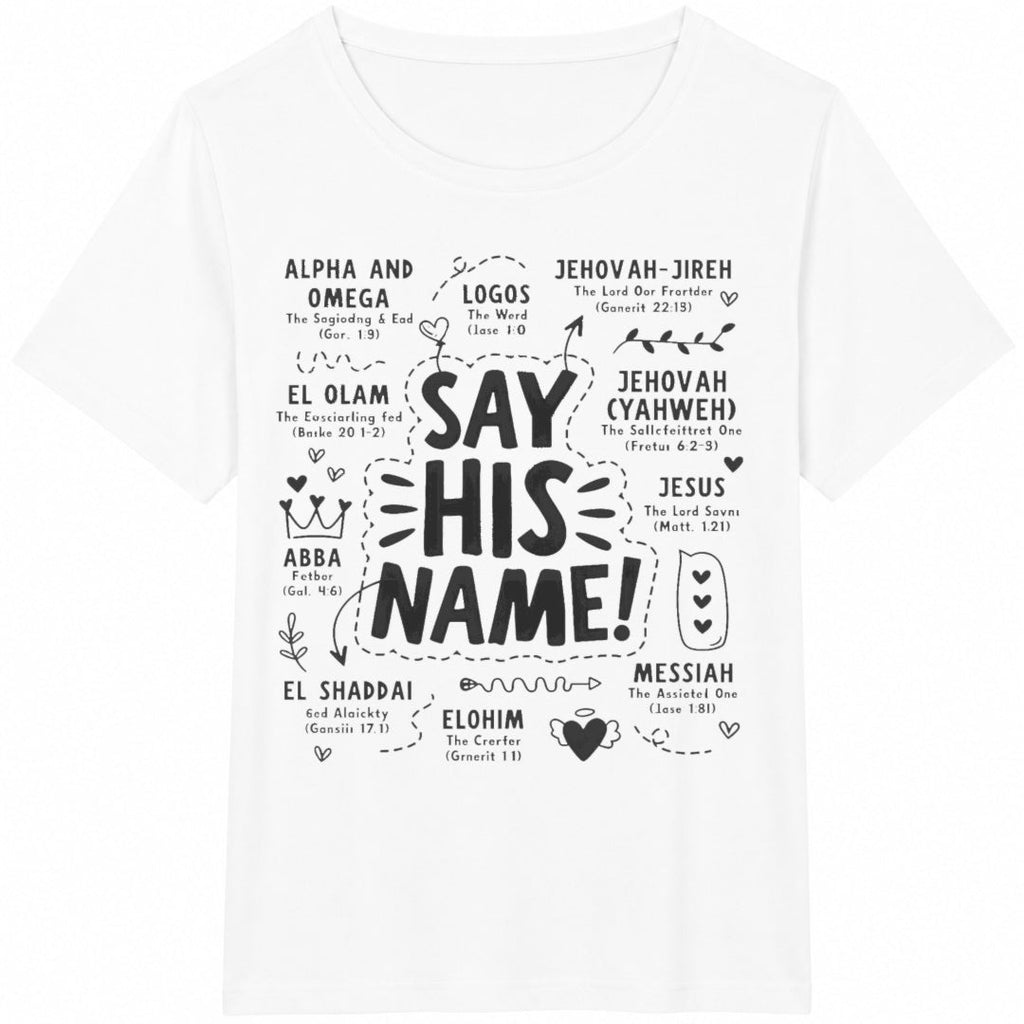 Say His Name Christian - With Alpha Omega Jesus Jehovah product image 2