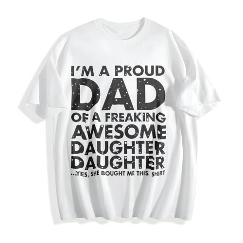 100 Proud Dad Of Freaking Awesome Daughter Father's Day product image 2