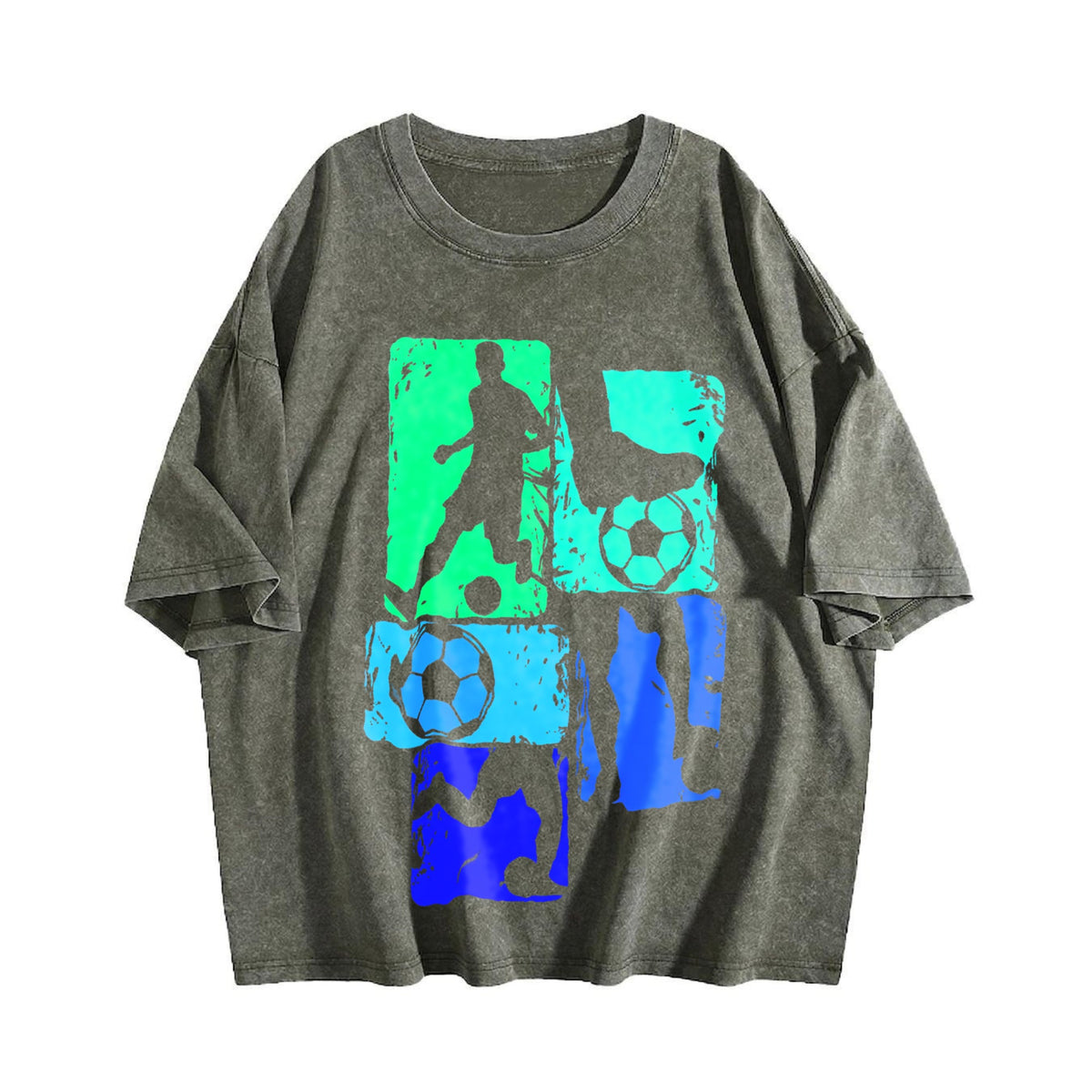 Global Soccer Fan Vintage Washed T-Shirt product image 4
