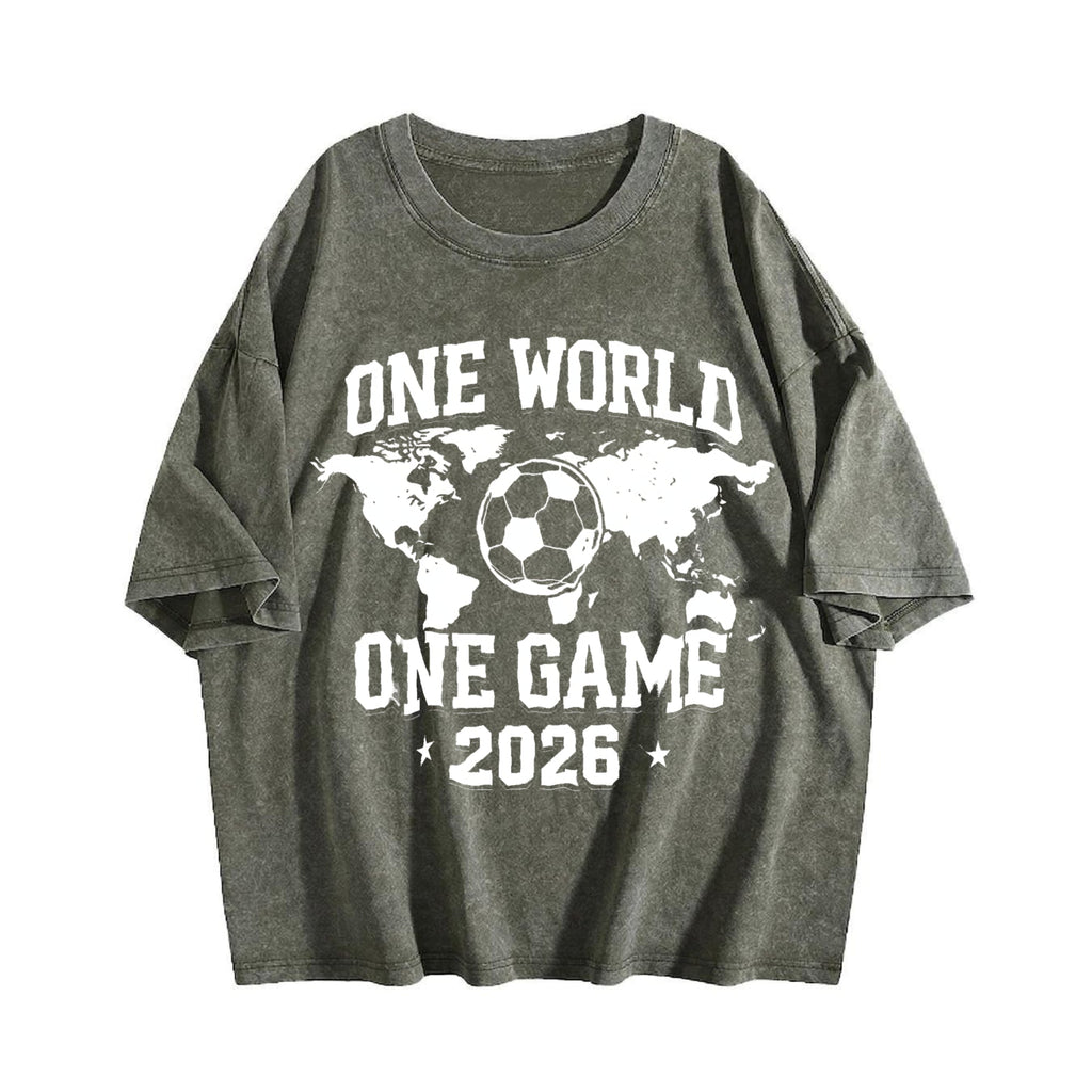 Global Soccer Fan Vintage Washed T-Shirt product image 4