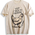 Yep I Talk To Chickens Vintage Washed T-Shirt product image 1