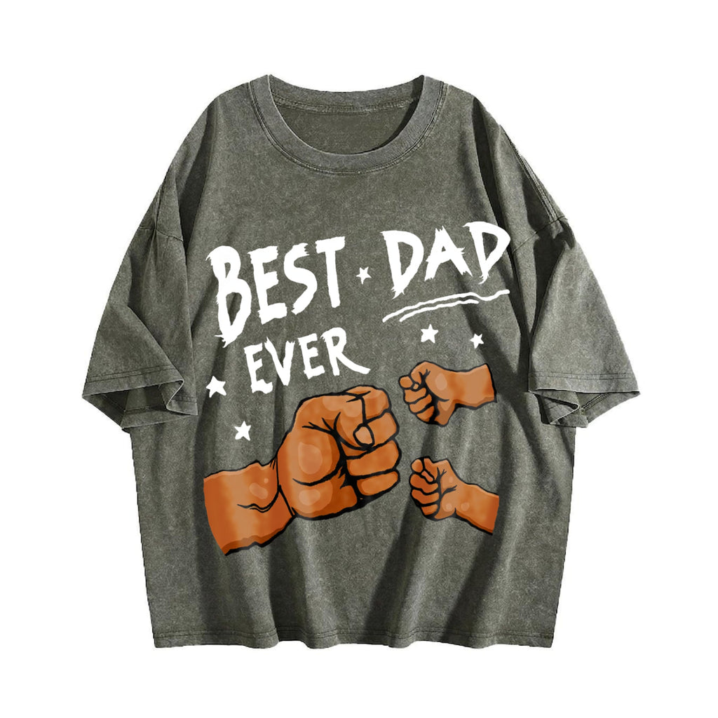 Phrase 'best Vintage Washed T-Shirt product image 4