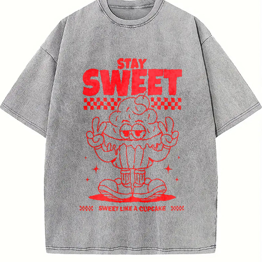 Stay Sweet Mascot 90s Vintage Washed T-Shirt product image 5