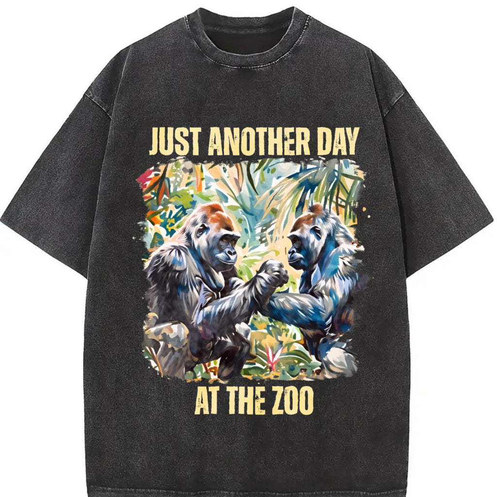 Just Another Day At The Zoo Vintage Washed T-Shirt product image 2