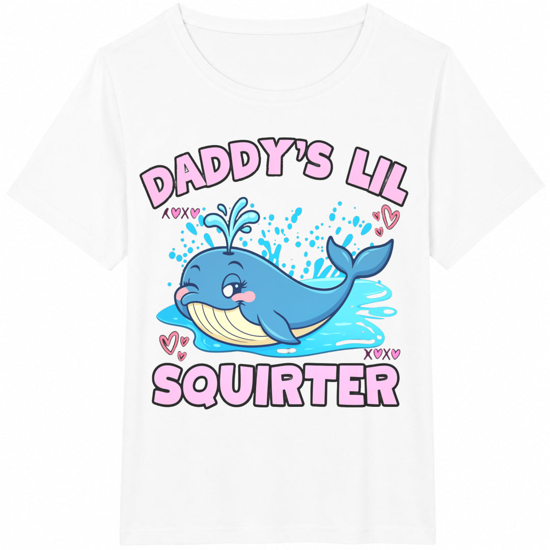 Funny Daddy's Lil Squirter Embarrassing Meme Cotton T-Shirt product image 2
