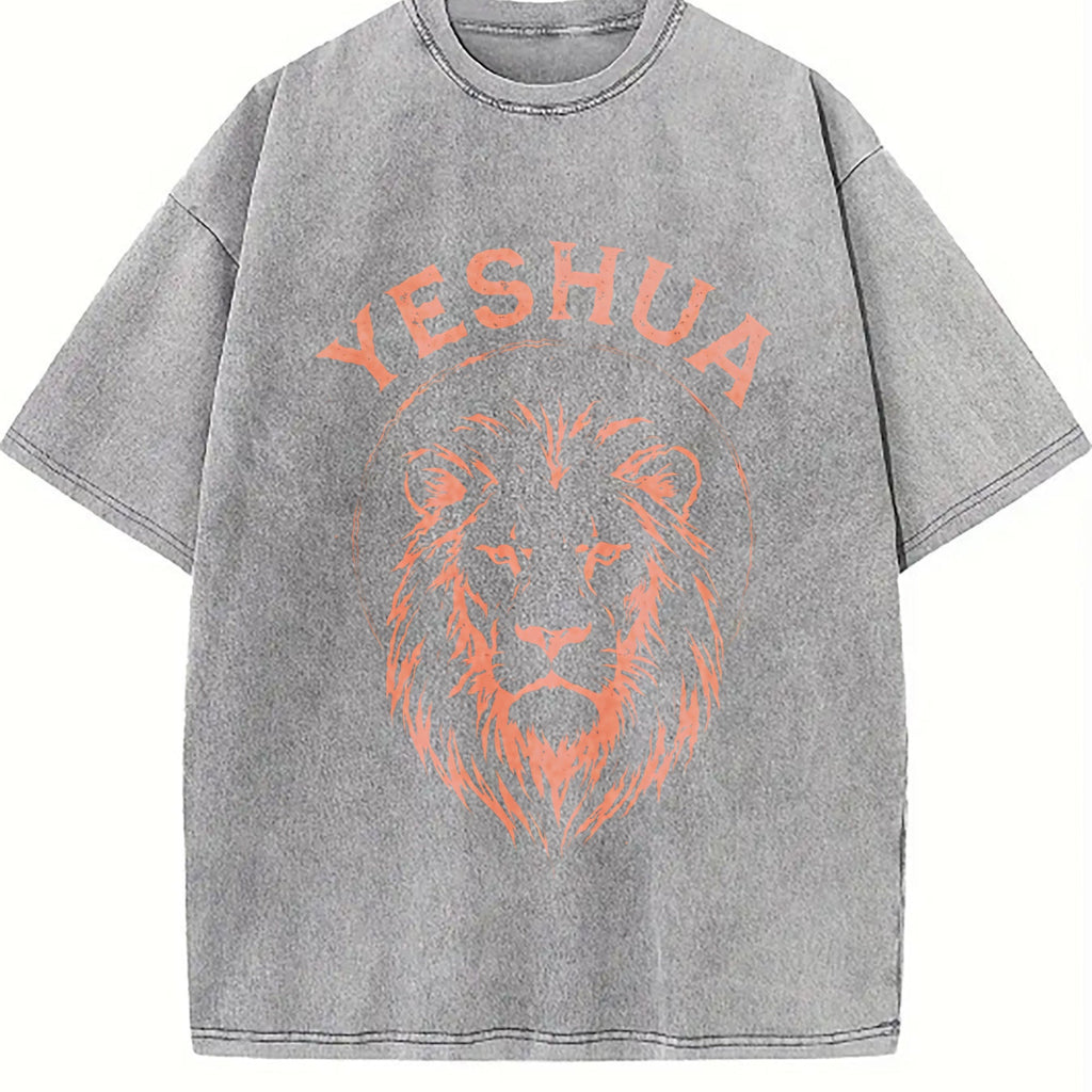 Yeshua Lion Vintage Washed T-Shirt product image 5