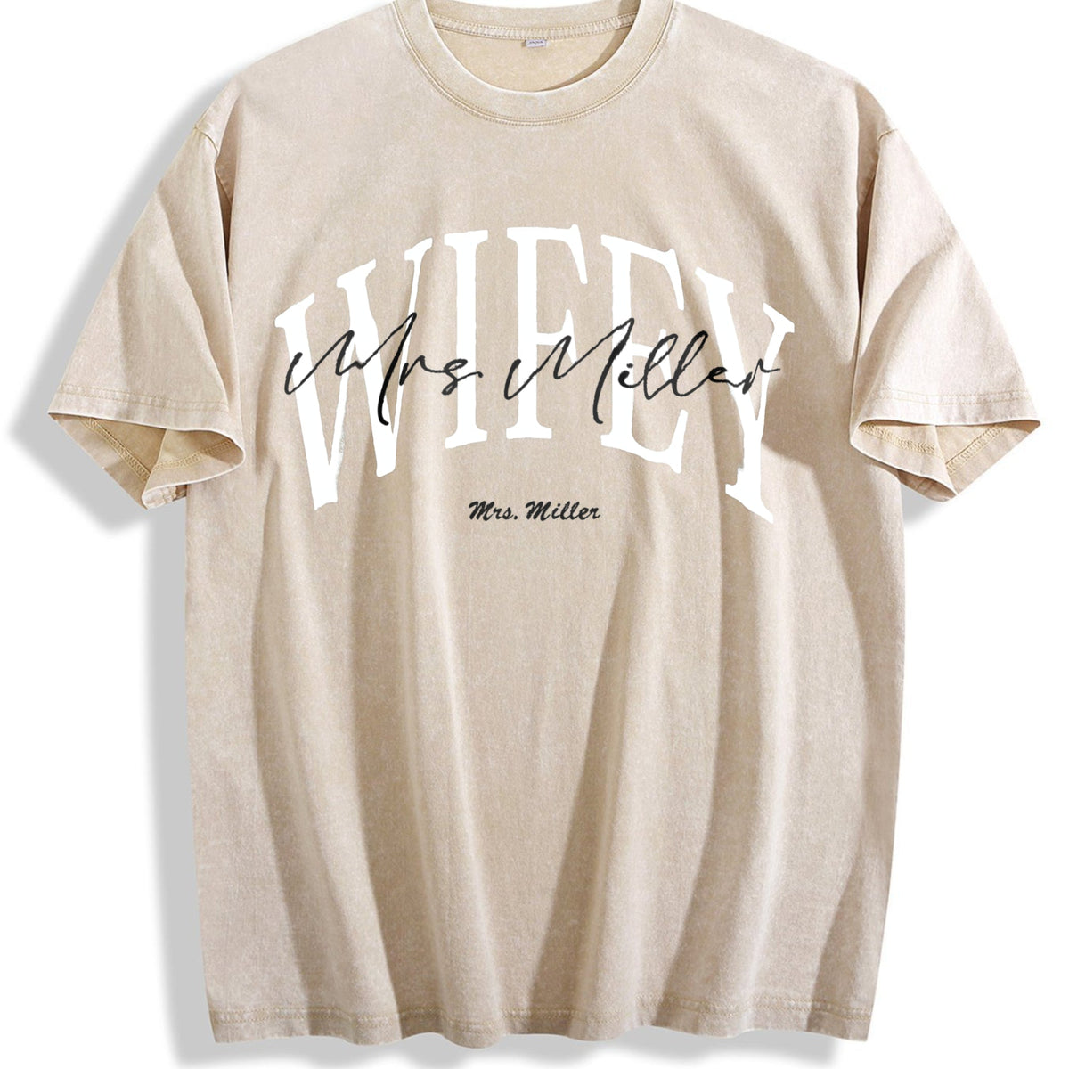 Wifey Vintage Washed T-Shirt product image 1
