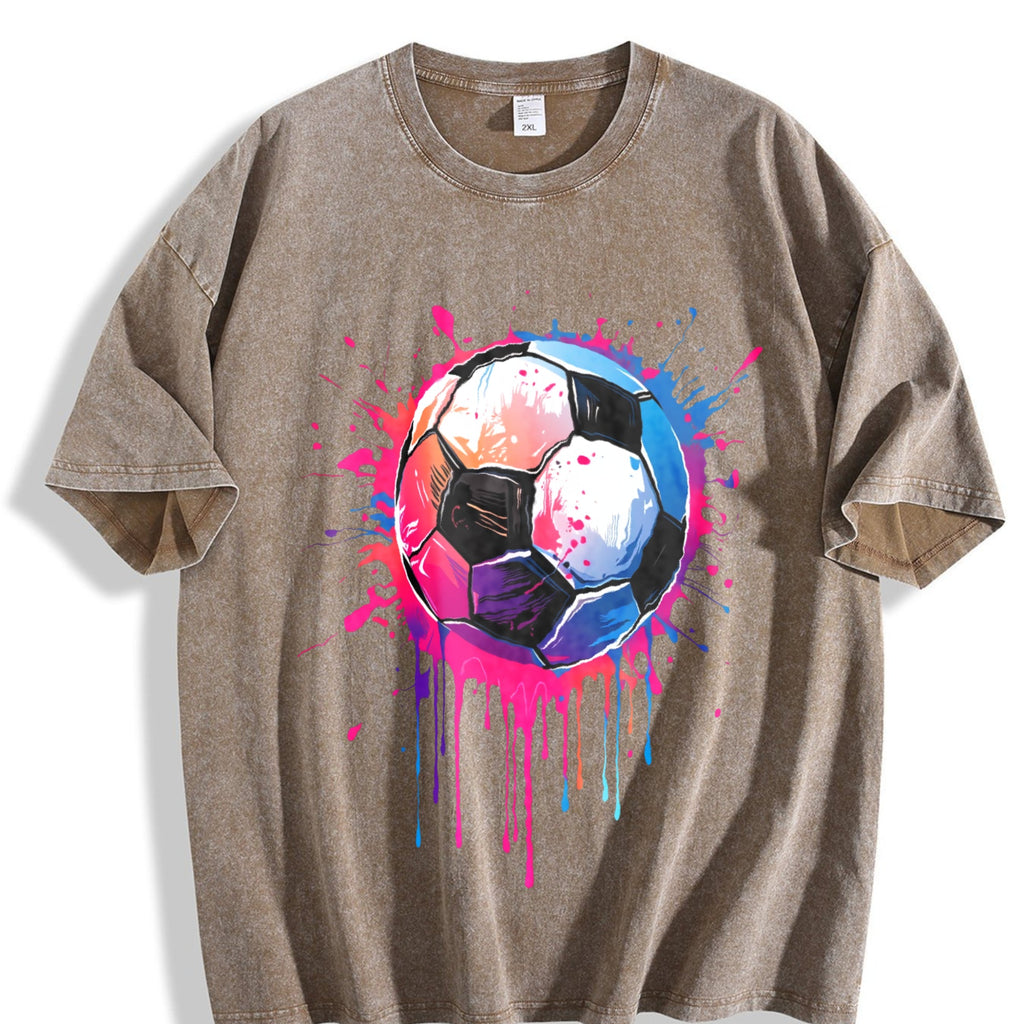 Global Soccer Fan Vintage Washed T-Shirt product image 3