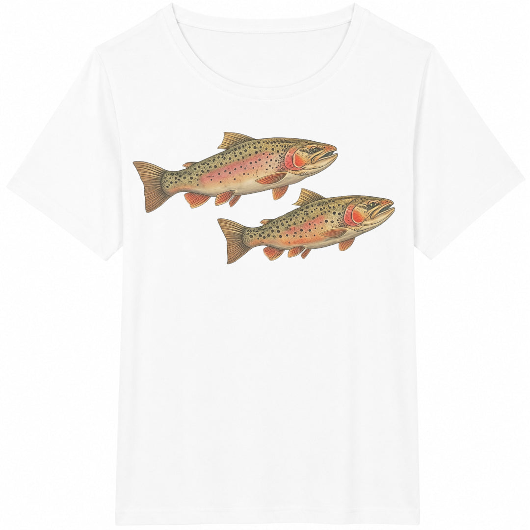 Trout 90s Fishing Cotton T-Shirt product image 2