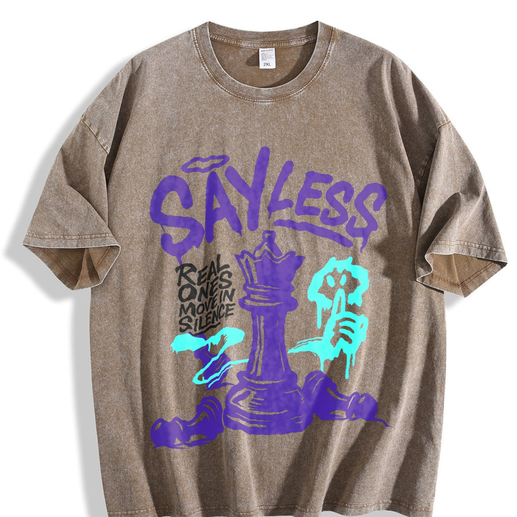 Funny Purple Grape Team Hip-hop Vintage Washed T-Shirt product image 3