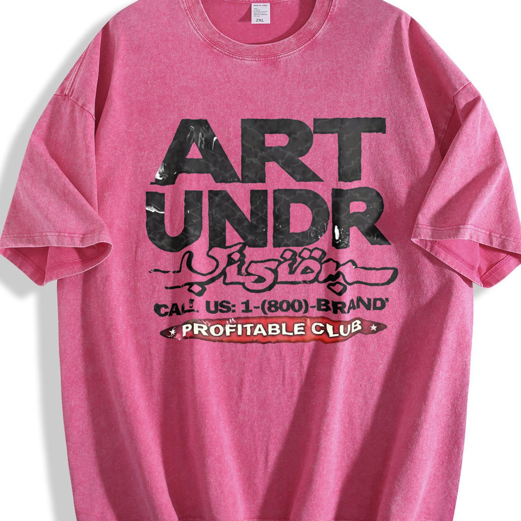 Rich Star Portrait Art Undr Muscle Vintage Washed T-Shirt product image 7