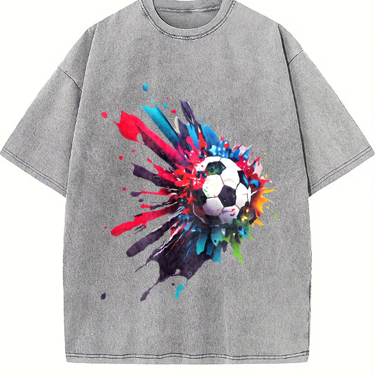 Global Soccer Fan Vintage Washed T-Shirt product image 5