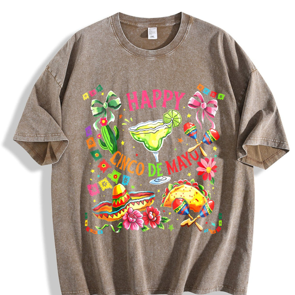 Cinco De Mayo Y2K 100 Boxy Aesthetic Summer Vibes Vintage product image 3