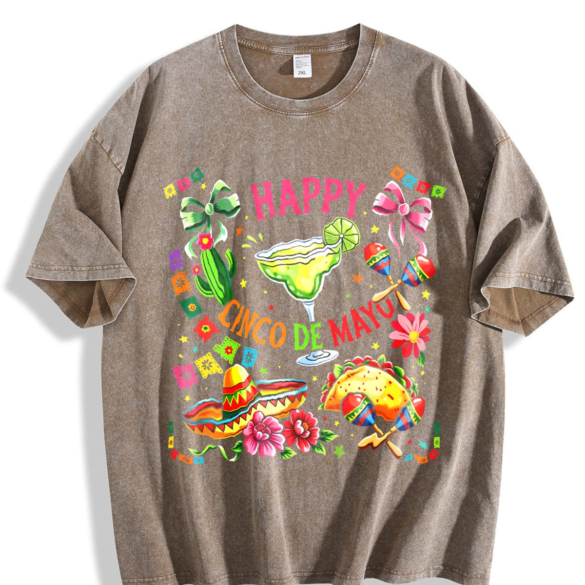 Cinco De Mayo Y2K 100 Boxy Aesthetic Summer Vibes Vintage product image 3