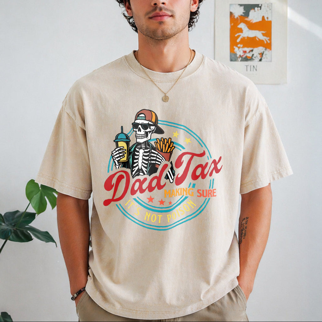 Dad Tax Making Sure It's Not Poison Fathers Day Vintage product image 8