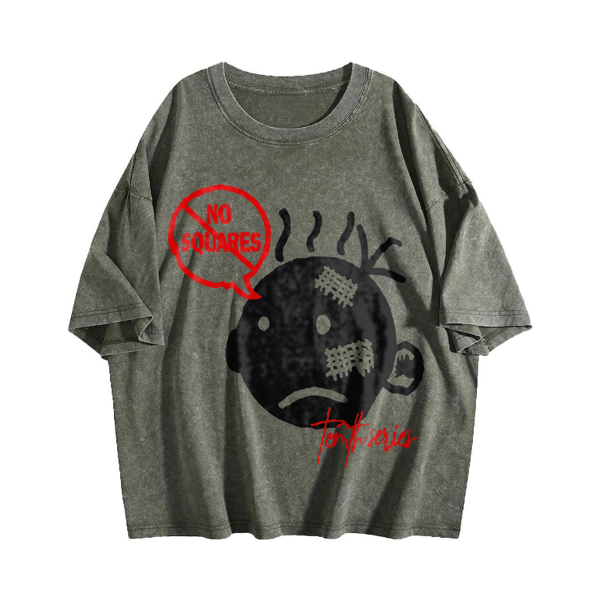 No Squares Vintage Washed T-Shirt product image 4