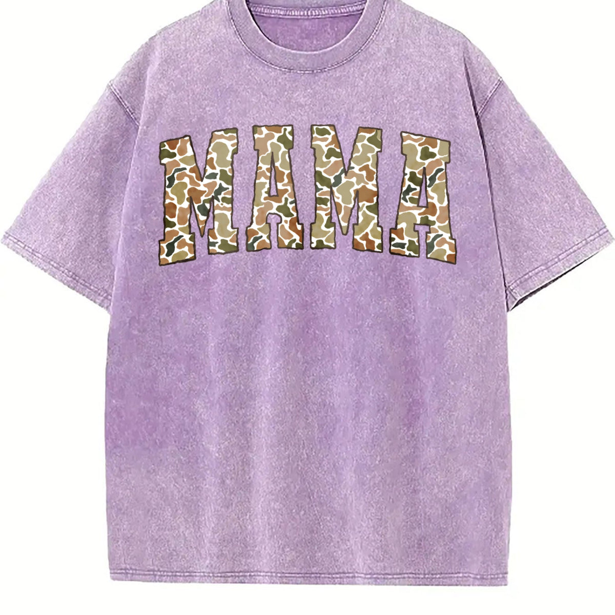 Camouflage Mama Vintage Washed T-Shirt product image 6