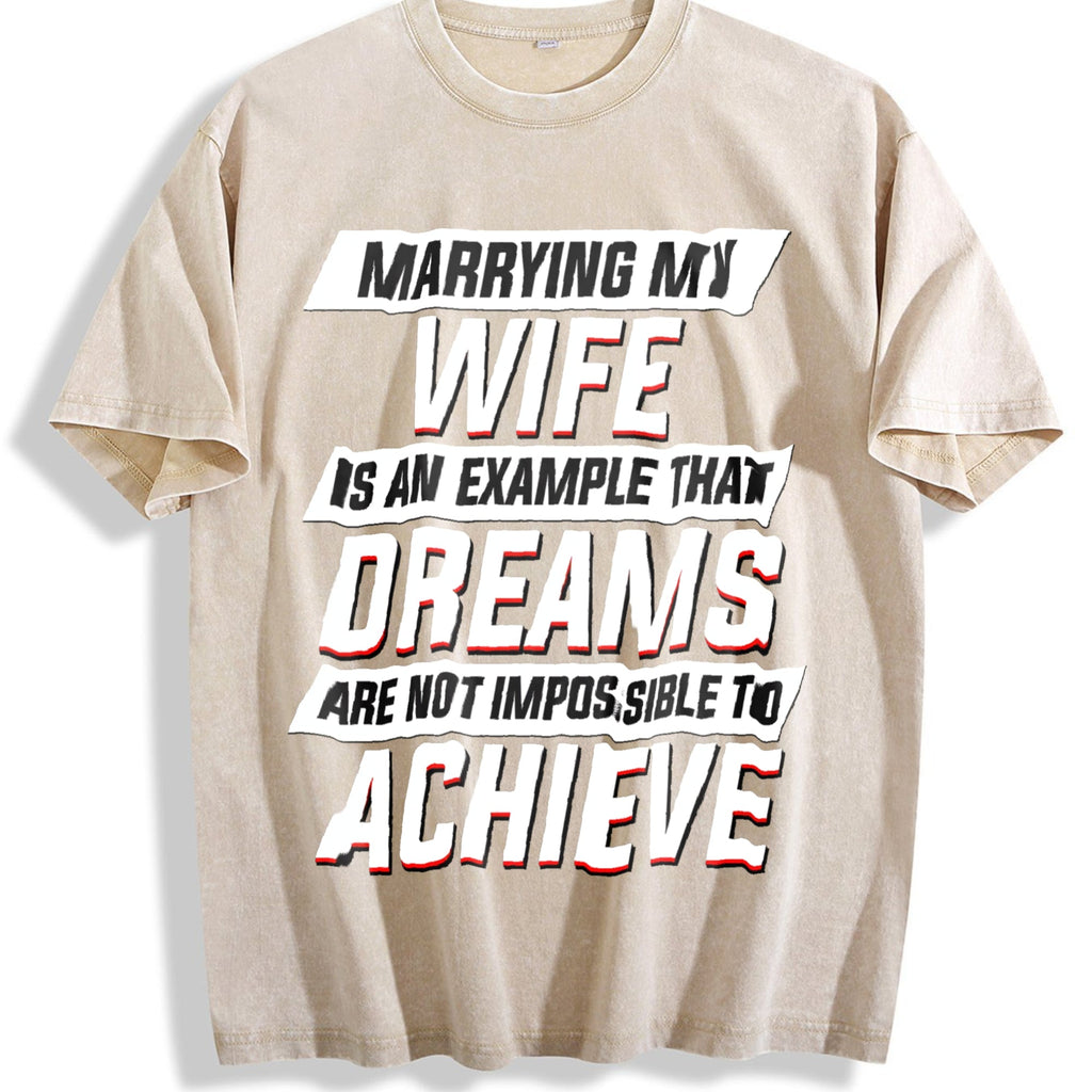 Funny Daughter Wife Slogan Vintage Washed T-Shirt product image 1