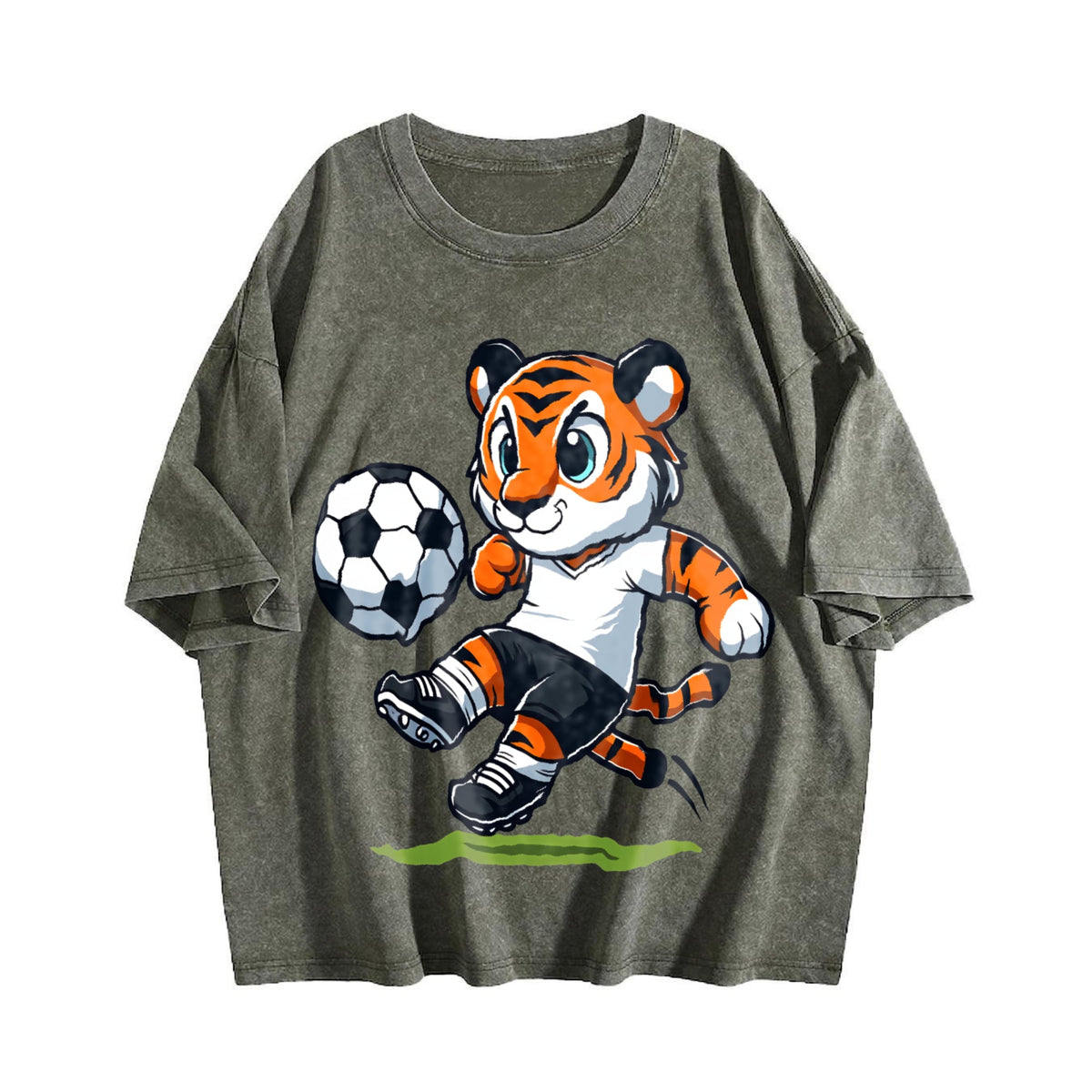 Global Soccer Fan Vintage Washed T-Shirt product image 4