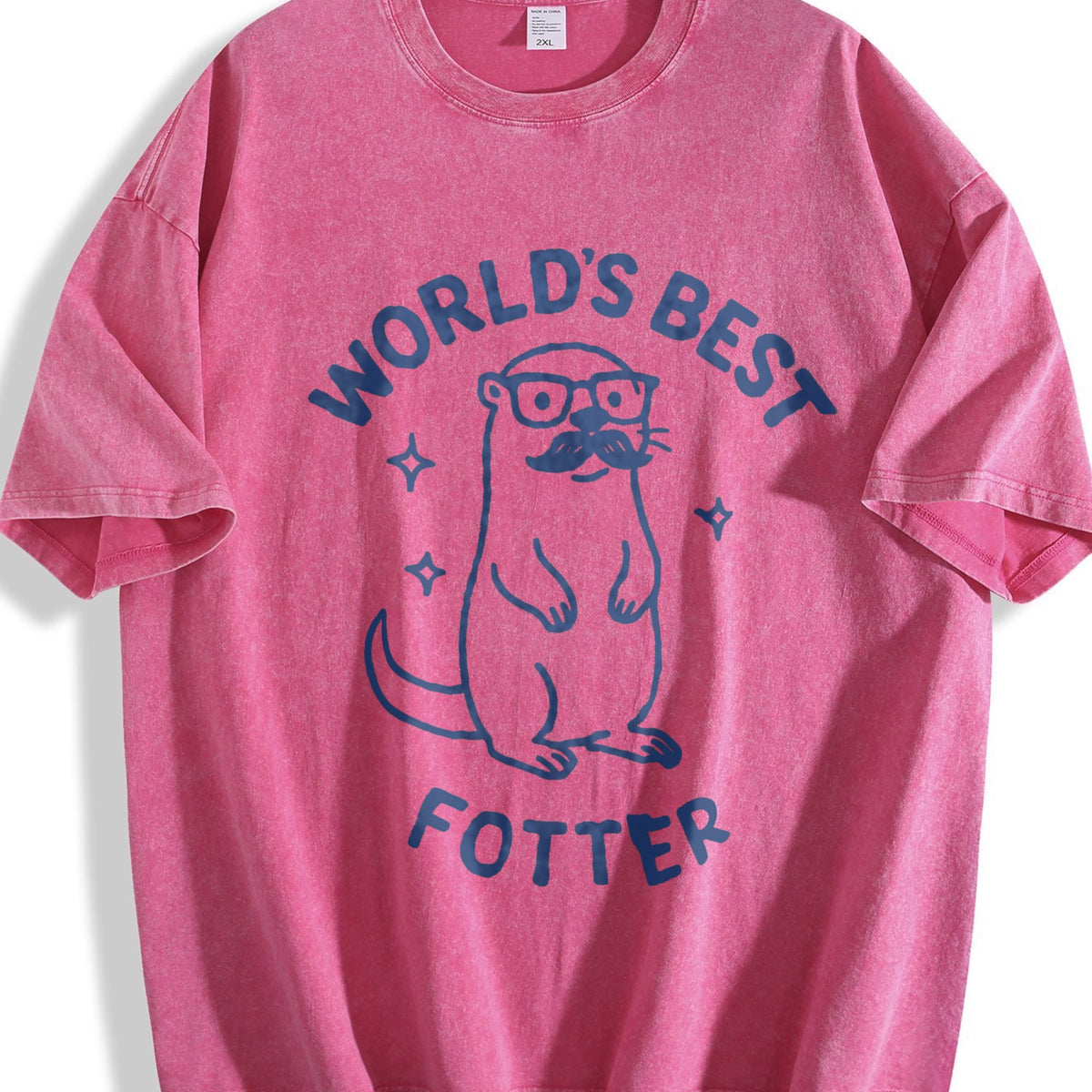 World's Best Fotter Vintage Washed T-Shirt product image 7