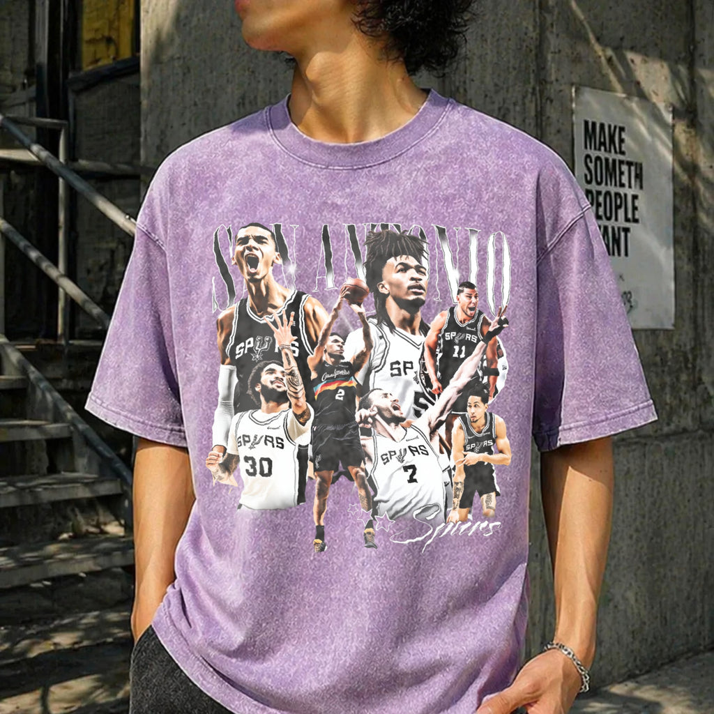 Wembanyama Castle Harper Kornet Vintage Washed T-Shirt product image 6
