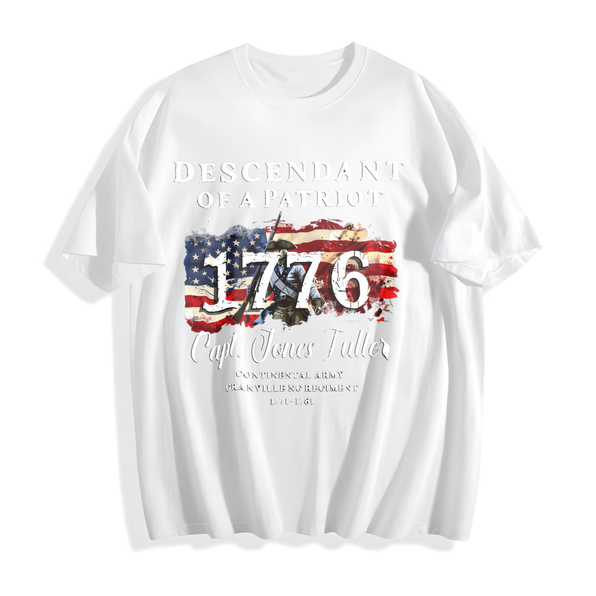 Descendant Of A Patriot Cotton T-Shirt product image 2