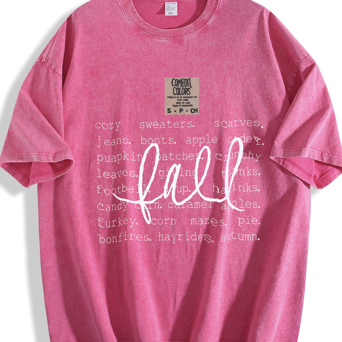 Cozy Fall Vintage Washed T-Shirt product image 7