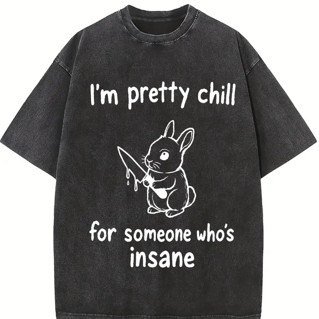 Sarcastic Rabbit 90s Vintage Washed T-Shirt product image 2