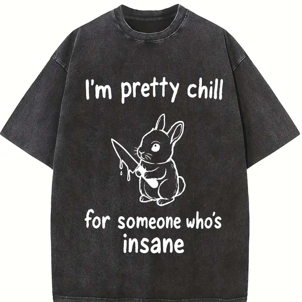 Sarcastic Rabbit 90s Vintage Washed T-Shirt product image 2