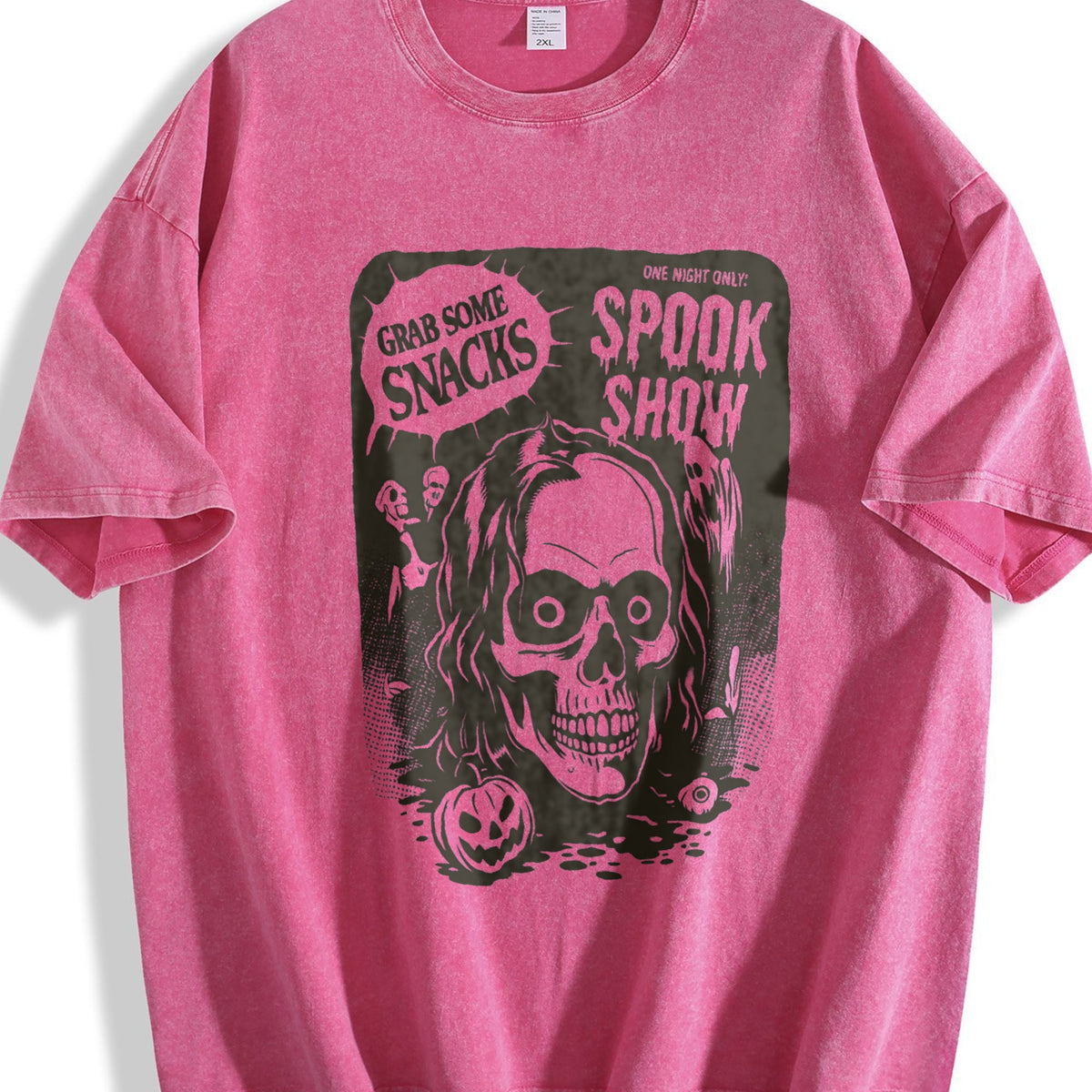 Spooky Show Halloween Vintage Washed T-Shirt product image 7