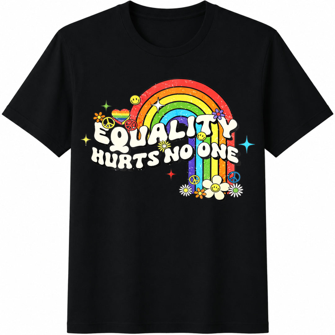 Equality Hurts No One Cotton T-Shirt product image 1